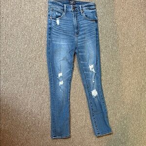 Abercrombie & Fitch High Rise Blue Jeans